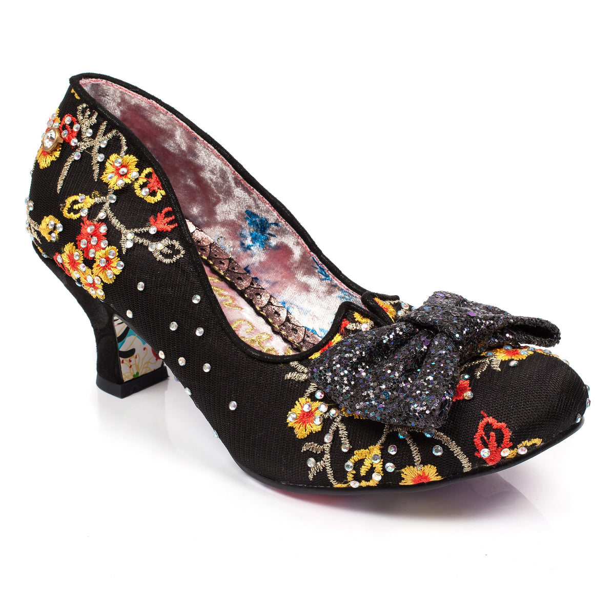 Irregular choice razzle dazzle hot sale black