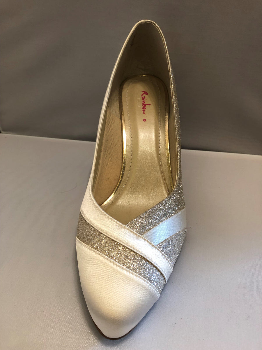 Rainbow bridal sale shoes