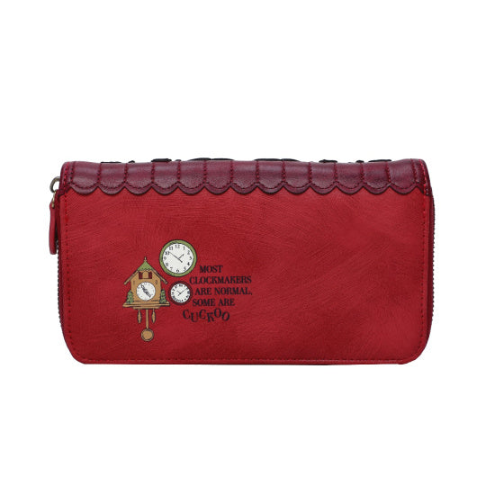 Vendula Tick Tock Shop Large Ziparound Wallet