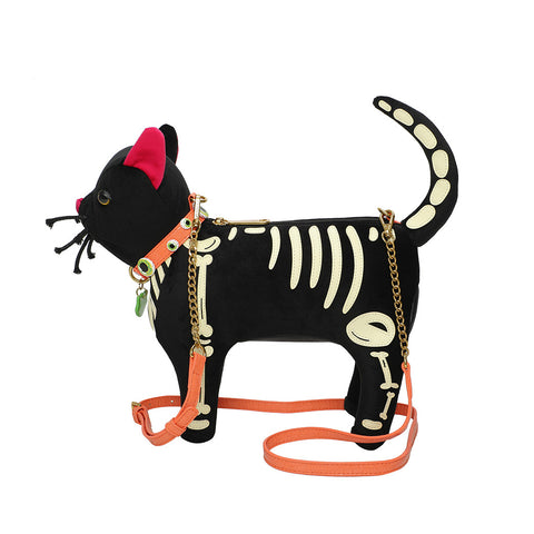 Vendula I-Scream Parlour Vinnie the cat skeleton bag